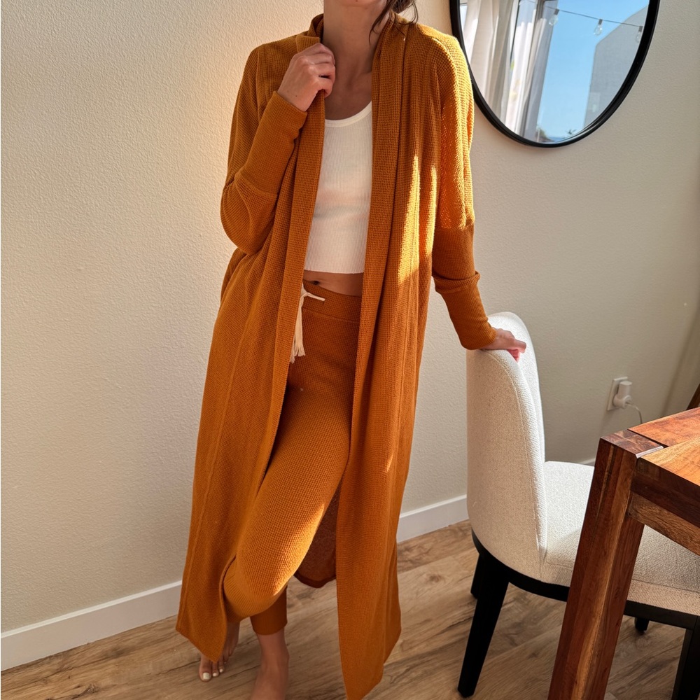 Free People Mustard Lounge Set - Picture 4 of 6